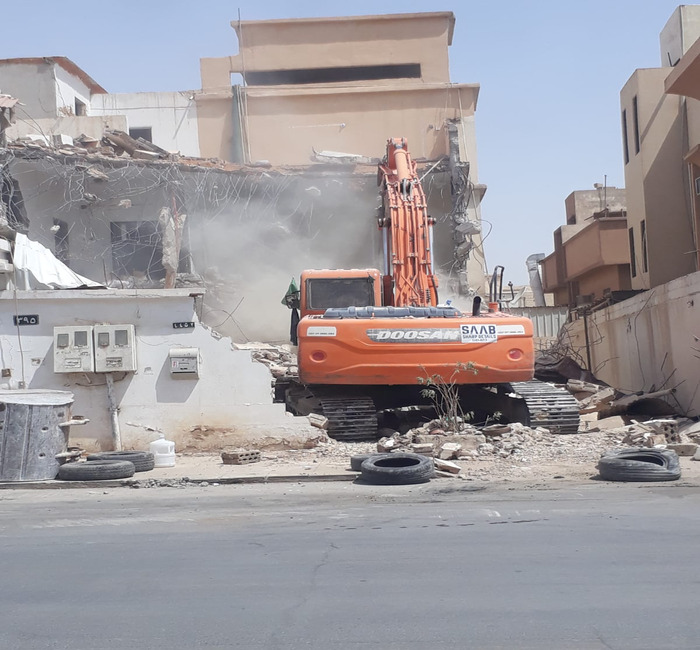 Building Demolition in Riyadh free for Scrap